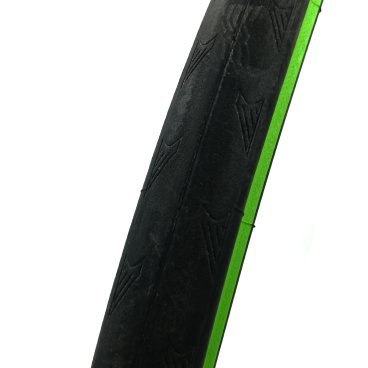 Покрышка велосипедная Continental Ultra Sport II, 700 x 25C, 25-622, черно-зеленая, 180TPI, Performance, 150175