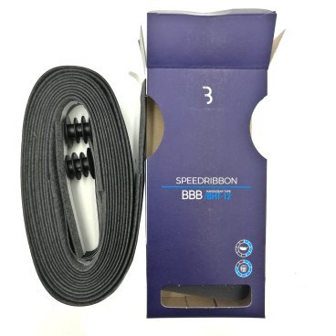 Обмотка руля велосипедная BBB h.bar tape SpeedRibbon, черный, BHT-12