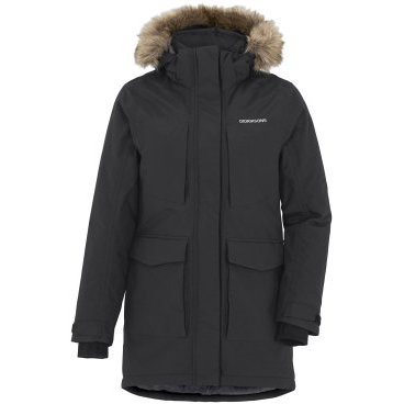 Куртка подростковая Didriksons JAMILA GIRL'S PARKA, черный, 503433