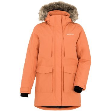 Куртка подростковая Didriksons JAMILA GS PARKA, оранжевое пламя, 503433