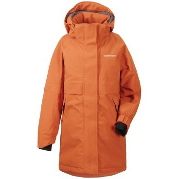 Куртка подростковая Didriksons THEA GS PARKA, оранжевое пламя, 503434