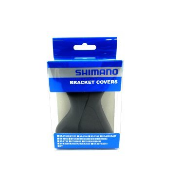 Кожухи ручек SHIMANO, для  Shimano ST-RS685, пара, резиновые, черный, Y07X98080
