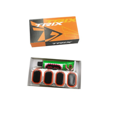 Велоаптечка TRIX (клей 20мл + заплатки: 35х24 мм - 48 шт.)  RS4802