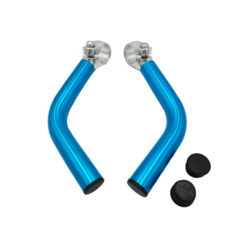 Рога велосипедные Zoom MT-C04A, для руля Ø 22,2 мм, синий, LU070629