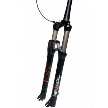 Вилка велосипедная RST REVEAL AIR TRL, 29"х28,6, ход 100мм, шток1.1/8"-1.5" , Disk brake, матово-черная, 5-395686