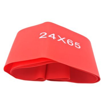 Нейлоновая лента на обод 24", красная, 65 мм*0,85мм, 45 грамм, strip24_red