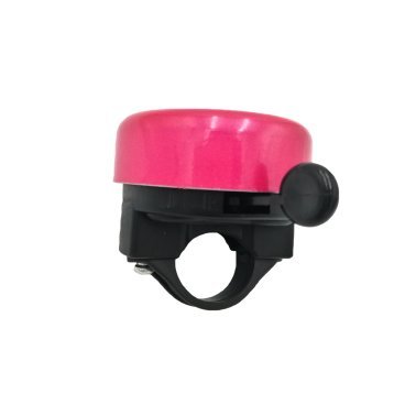 Звонок велосипедный JOY KIE, металл - пластик, цвет розовый, JK4376