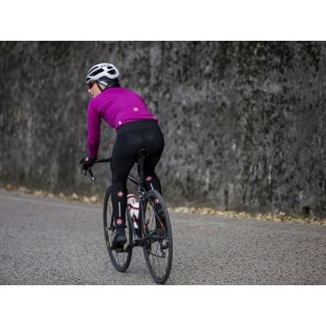 Велорейтузы Castelli MENO WIND, c лямками, женские, черный, 4515565