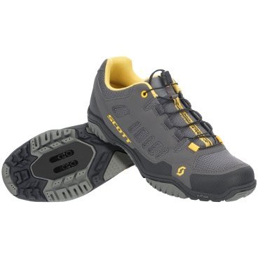 Велотуфли SCOTT Sport Crus-r, dark grey/yellow, 2020, 242146-2987