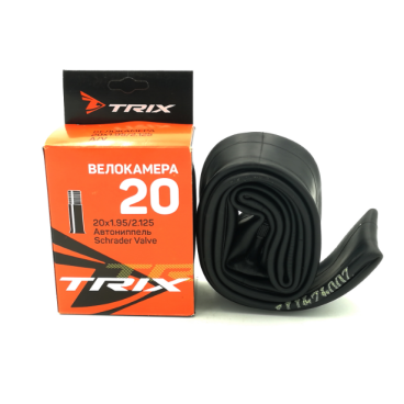 Камера велосипедная TRIX AV-35, 20x1,95/2,125, бутил, Schrader, УТ00018608