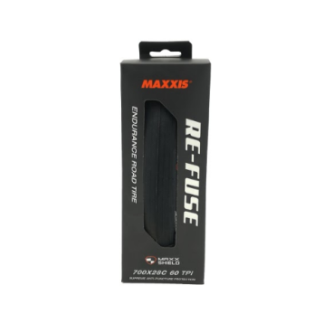 Покрышка велосипедная Maxxis Re-Fuse 700x28C, TPI 60 кевлар Single, черный, TB88505000