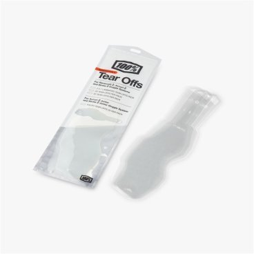 Линзы отрывные для веломасок 100% RC2/AC2/ST2 Standard Tear-Offs, 20 штук, 51018-101-20