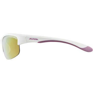 Очки велосипедные Alpina Flexxy Youth HR, солнцезащитные, детские, White Matt-Purple/Pink Mirror, A86523_10