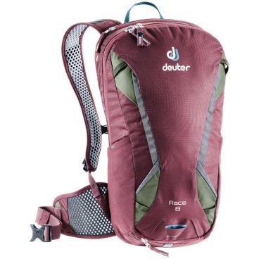 Велорюкзак Deuter Race, 8 л, Maron/Khaki, 2020, 3207018_5206