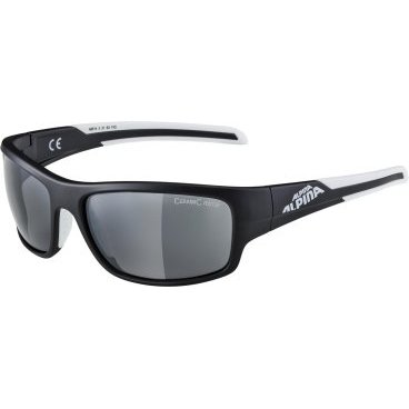 Очки велосипедные Alpina Testido, солнцезащитные, Black matt/White CM, A85143_31