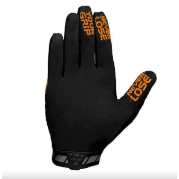 Велоперчатки GripGrab Vertical, черно-оранжевые