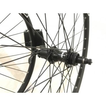 Колеса велосипедные REMERX TOP DISC, 26", 559x19, комплект, обод двойной, 32Н, RWS26b-TD(CenterLock)