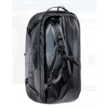 Рюкзак Deuter Aviant Access Pro, 60 л, black, 3512020_7000