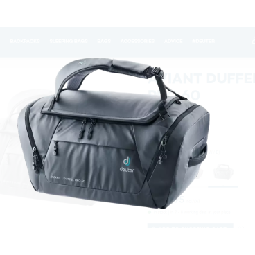 Рюкзак Deuter Aviant Duffel Pro, 60 л, Black, 3521120_7000