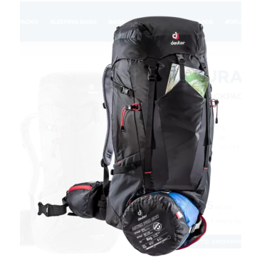 Рюкзак Deuter Futura PRO, 44 л, EL, Black, 2020, 3401918_7000