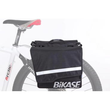 Велосумка-кофр BiKASE City Pannier, на задний багажник, 1018