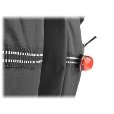 Сумка-штаны LOTUS SH2-104E, кофры, на багажник,  Black Polyester + Black PU leather, 6100
