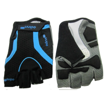 Перчатки велосипедные ODINN, летние,  с короткими пальцами, синий, 5004M-bl