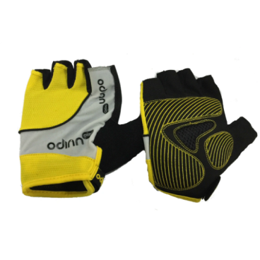 Перчатки велосипедные ODINN, летние, с короткими пальцами, желтый, 5006S-yl