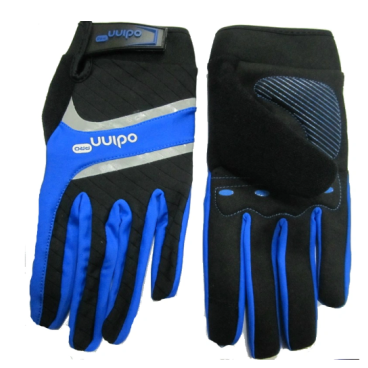 Перчатки велосипедные ODINN, летние, с длинными пальцами, синий, 5013XL-bl