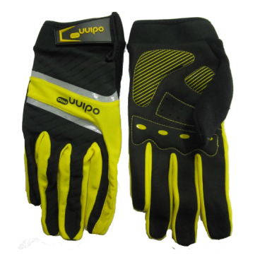 Перчатки велосипедные ODINN, летние, с длинными пальцами, желтый, 5013XL-ye