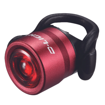 Фонарь велосипедный D-LIGHT CG-212R-Red, задний, габаритный, корпус алюминий, красный, 3086