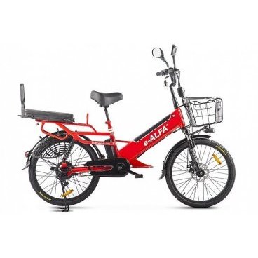 Электровелосипед GREEN CITY e-ALFA GL 24" 2021