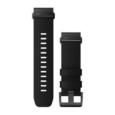 Ремешок сменный для смарт-часов и GPS Garmin QuickFit Watch Bands, Nylon, 26  мм, Tactical Black, 010-13010-00