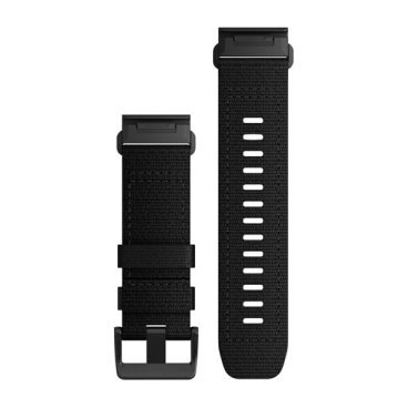 Купить Ремешок сменный для смарт-часов и GPS Garmin QuickFit Watch Bands, Nylon, 26 мм, Tactical Black, в интернет вамвелосипед.рф - Vamvelosiped.ru