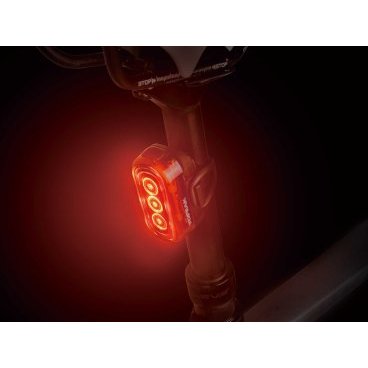 Фонарь велосипедный TOPEAK TAILLUX 100 USB/RR, задний, 100 LUMENS, USB RECHARGEABLE TAIL LIGHT, RED, TMS093RR