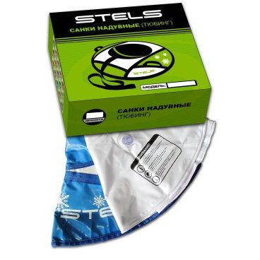 Санки STELS, надувные D110см верх тентовая ткань, с камерой, комплект, в коробке Stels