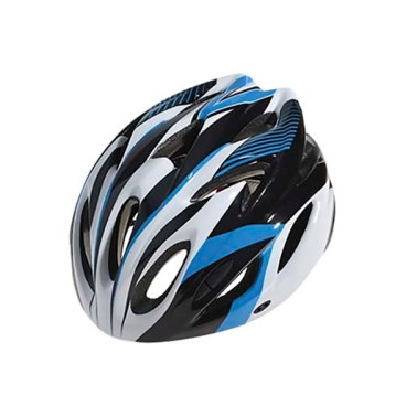 Шлем велосипедный CIGNA WT-012, чёрный/синий/белый