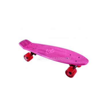 Скейтборд TechTeam Metallic 22, pink, ударопрочный полипропилен, NN004181