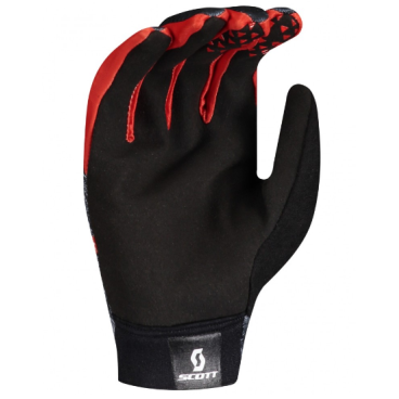 Перчатки велосипедные SCOTT RC Team, длинный палец, black/fiery red, ES270122-3176