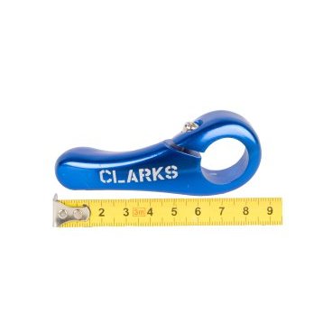 Рога для велосипеда CLARK`S алюм. короткие cb-02 "мини" слабоизогн. эргон. синие 3-321