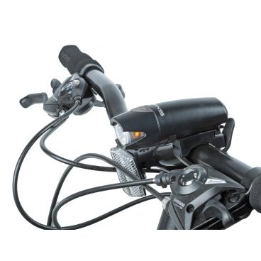 Велосипедная фара SMART, 200лм., Li-Ion аккумултяор с USB-зарядкой, черная, 5-220985