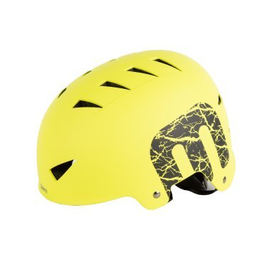 Шлем MIGHTY X-STYLE, ВМХ/FREESTYLE  ABS-суперпрочный, 60-63 см, неоново-желтый, 5-731229