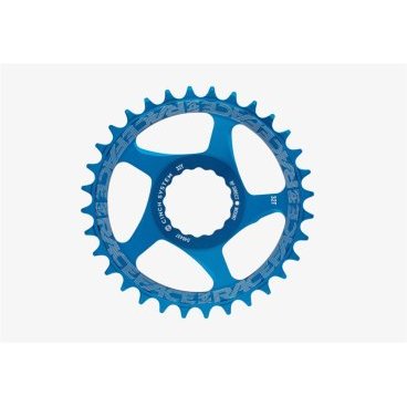 Фото Звезда велосипедная Race Face Cinch Direct Mount, передняя, 26T, Blue, RNWDM26BLU