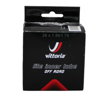 Камера велосипедная VITTORIA MTB Lite, 26x1.50/1.75, AV schrader 48 mm, 1Z1.2I6.A4.40.111BX