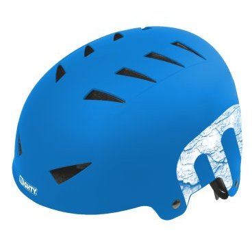Шлем велосипедный MIGHTY X-STYLE, 14 отверстий, ABS-суперпрочный, 54-58см, матово-синий, 5-731226