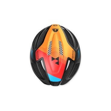 Шлем велосипедный Rudy Project SPECTRUM, Black/Papaya-Bahrain McLaren, HL650100