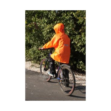 Плащ-дождевик велосипедный TRIX, укороченный, оранжевый, дв020.050.4.1