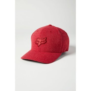 Бейсболка велосипедная Fox Transposition Flexfit Hat, Red, 2021, 23688-003-L/XL