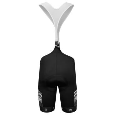 Велошорты FUNKIER Matera-2 Men Eliteel Bib Shorts, с лямками, с памперсом F1, черный, S-9850-F1