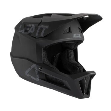 Велошлем Leatt MTB 1.0 DH Junior Helmet, подростковый, Black, 2021, 1021000750